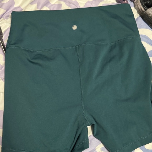 Yogalicious LUX Deep Teal Bike Shorts- XL - Picture 5 of 6